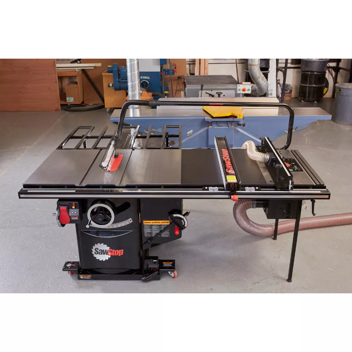 SawStop 5 HP 3-Phase 230V Industrial Cabinet Table Saw with 36 In. Industrial T-Glide Fence System, Rails & Extension Table - photo 2
