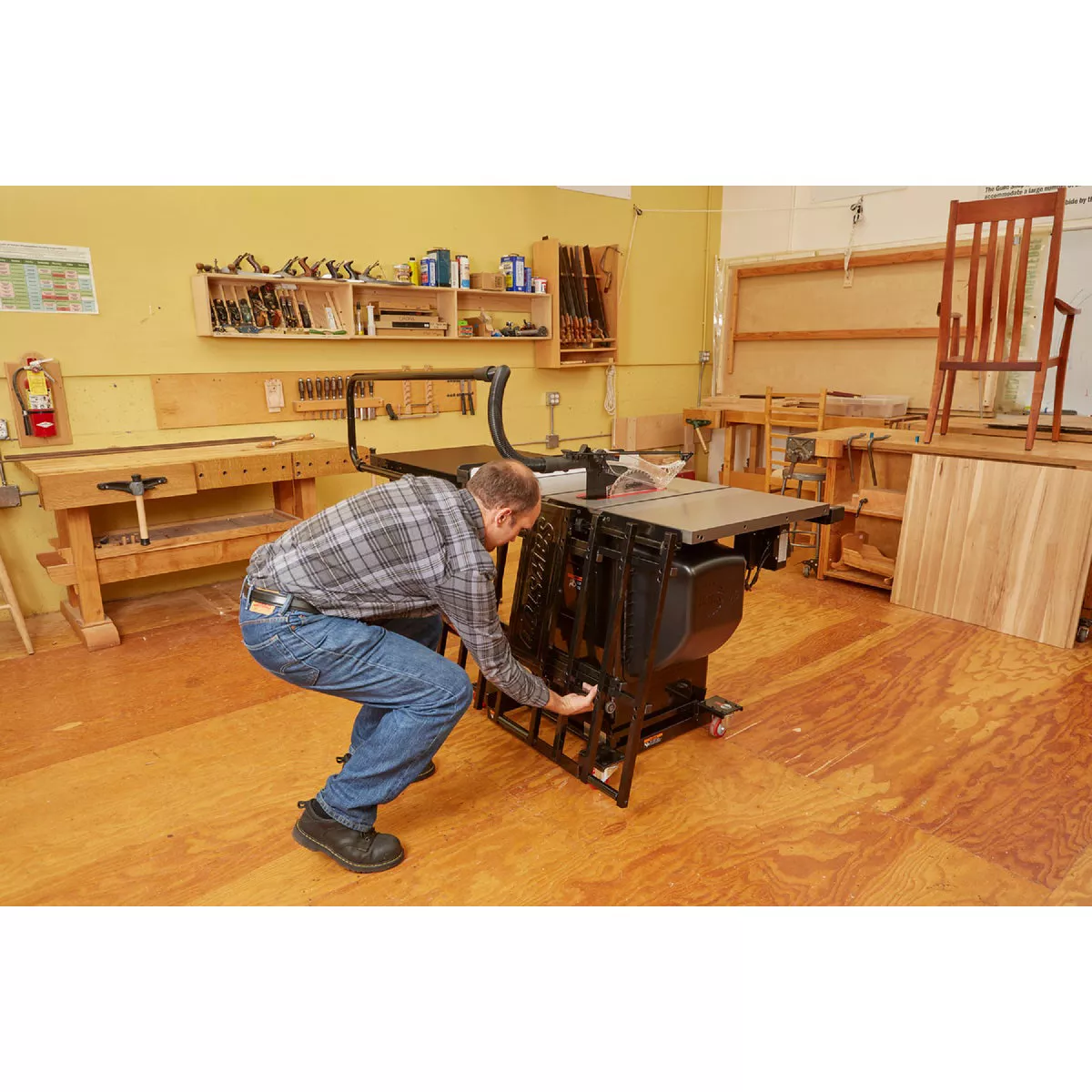 SawStop Folding Outfeed Table - photo 4