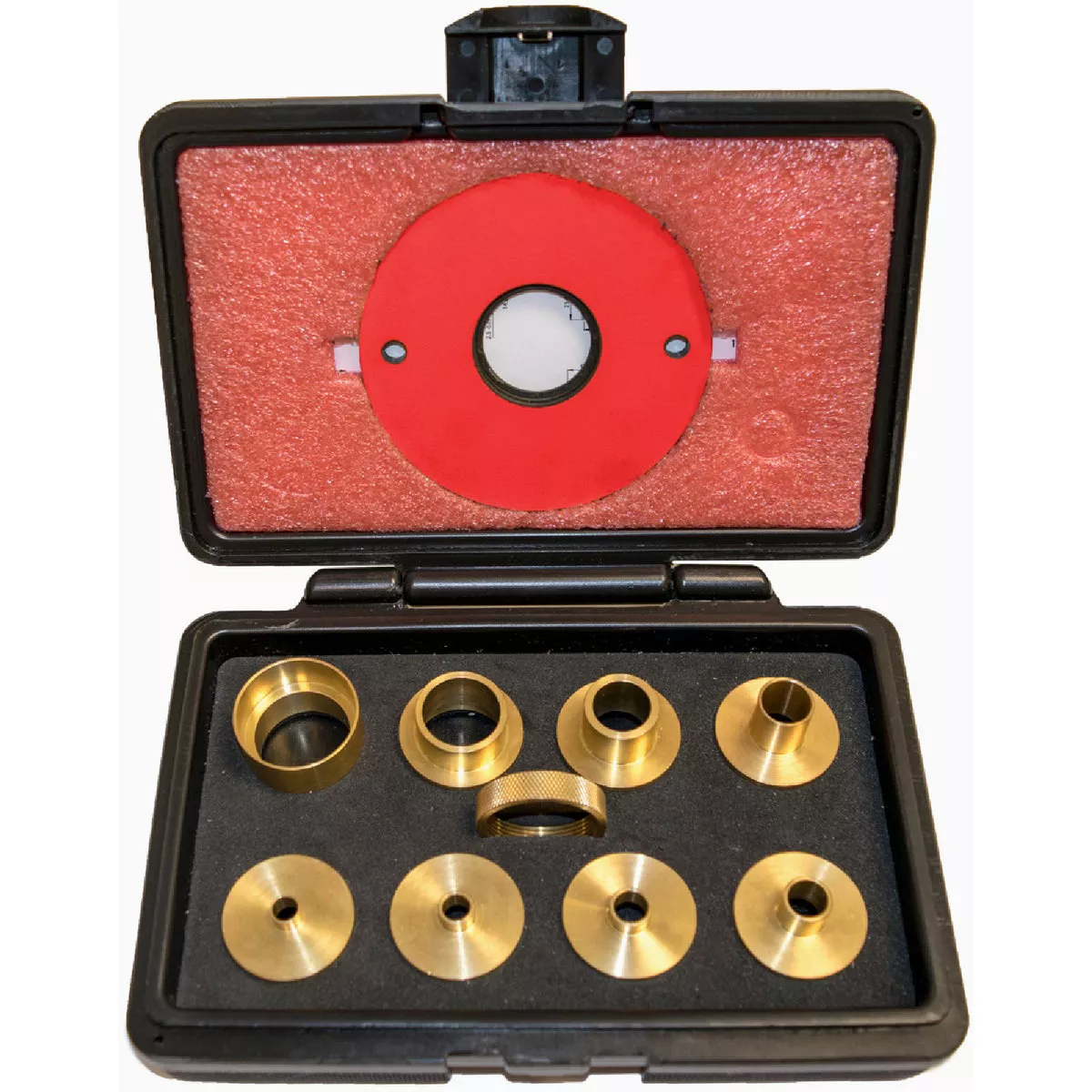 SawStop Brass Router Precision Template Guide Set (9-Piece) | True ...