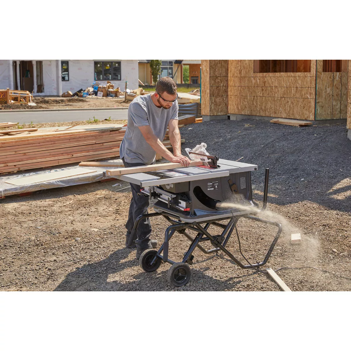 SawStop 1.5 HP 120V Jobsite Saw PRO Jobsite Table Saw with Mobile Cart Assembly - photo 12