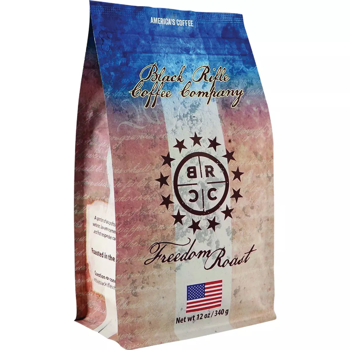 Black Rifle Coffee Company Freedom Roast Medium Roast Whole Bean Coffee, 12 Oz.