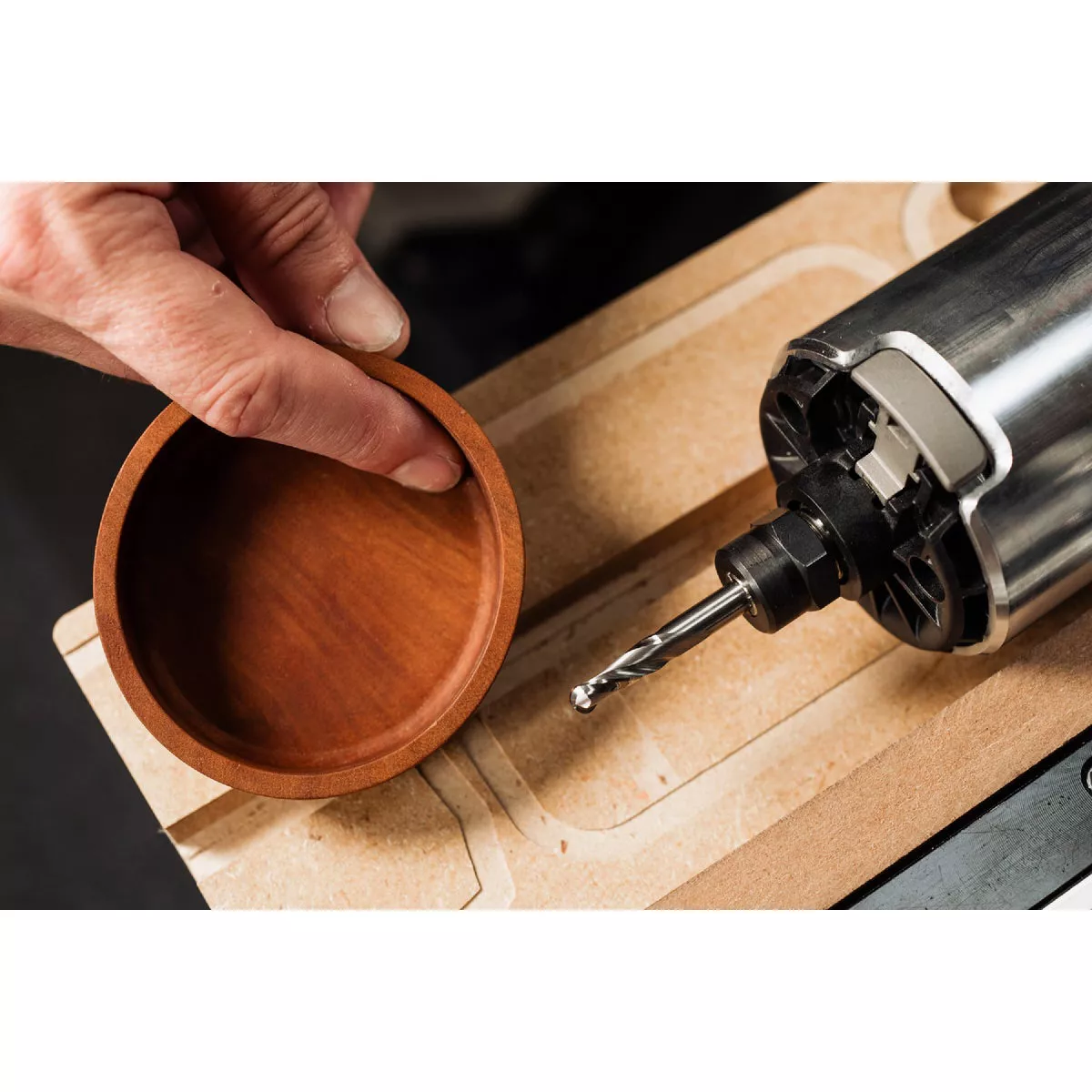 Shaper 1/4 In. x 3/4 In. Up-Spiral Ball Nose Router Bit - photo 6
