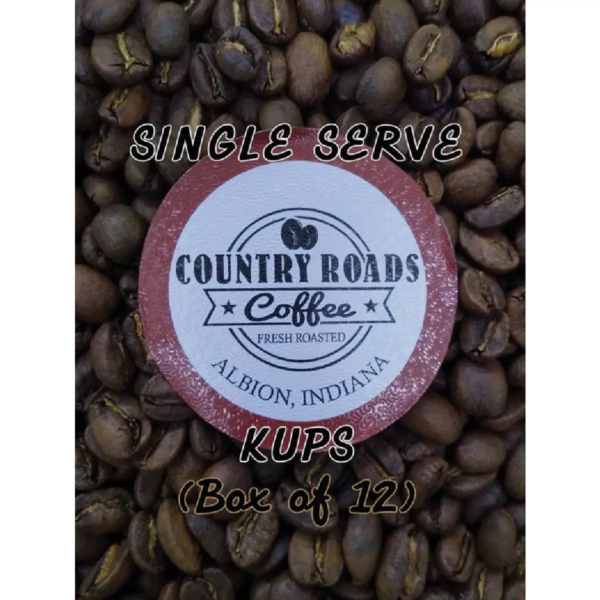 Country Roads Coffee Black & Tan Blend Coffee K-Cups (12-Pack)