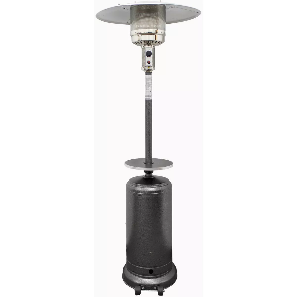 Hiland 48,000 BTU Hammered Silver Metal Patio Heater
