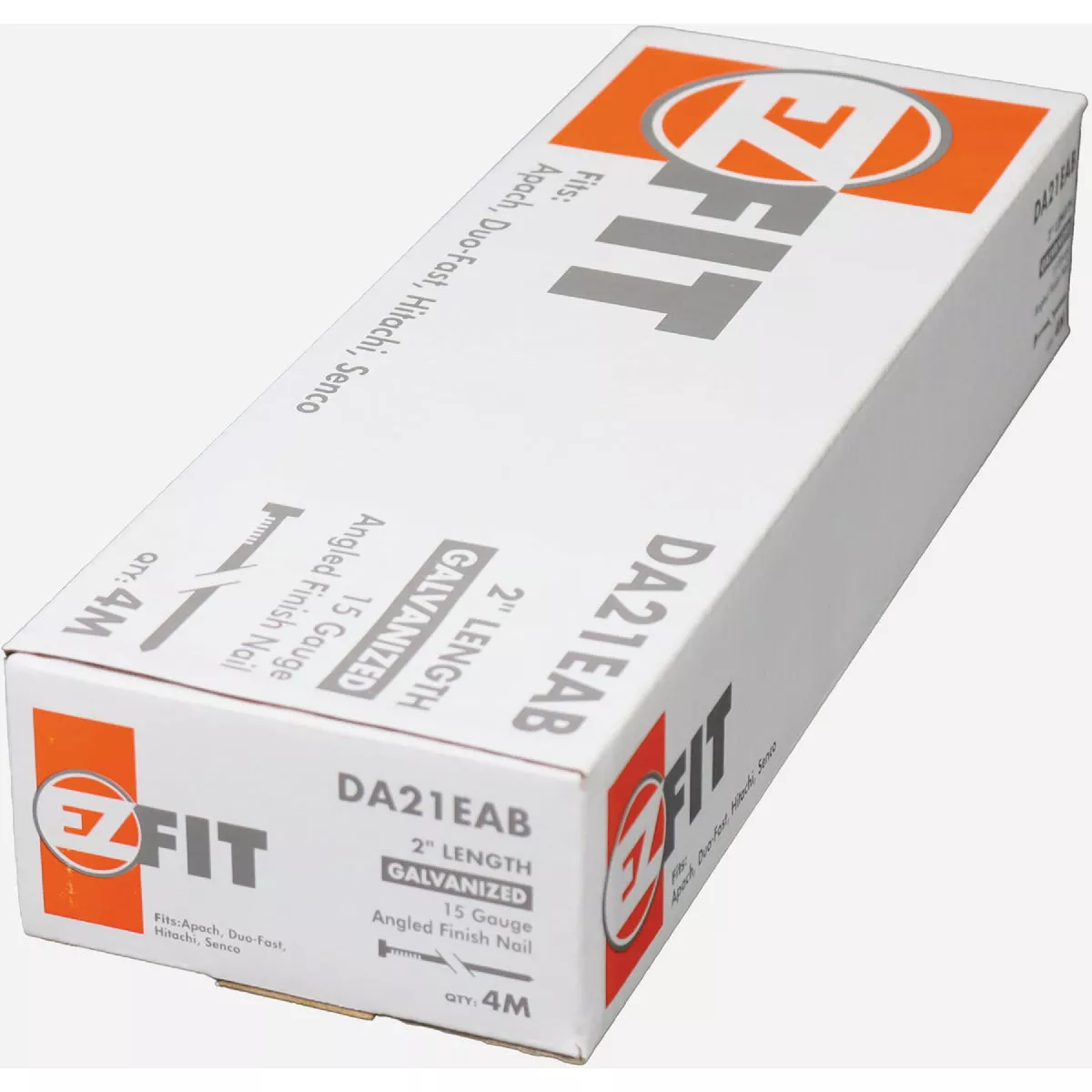 EZ Fit Senco 2 In. 15-Gauge Electro Galvanized Angled Finish Nail (4000 Ct.)