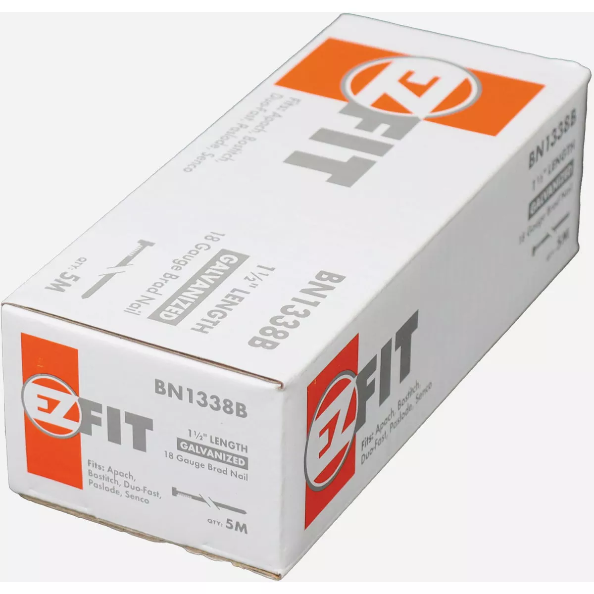 EZ Fit 1-1/2 In. 18-Gauge Electro Galvanized Straight Finish Nail (5000 Ct.) - photo 2