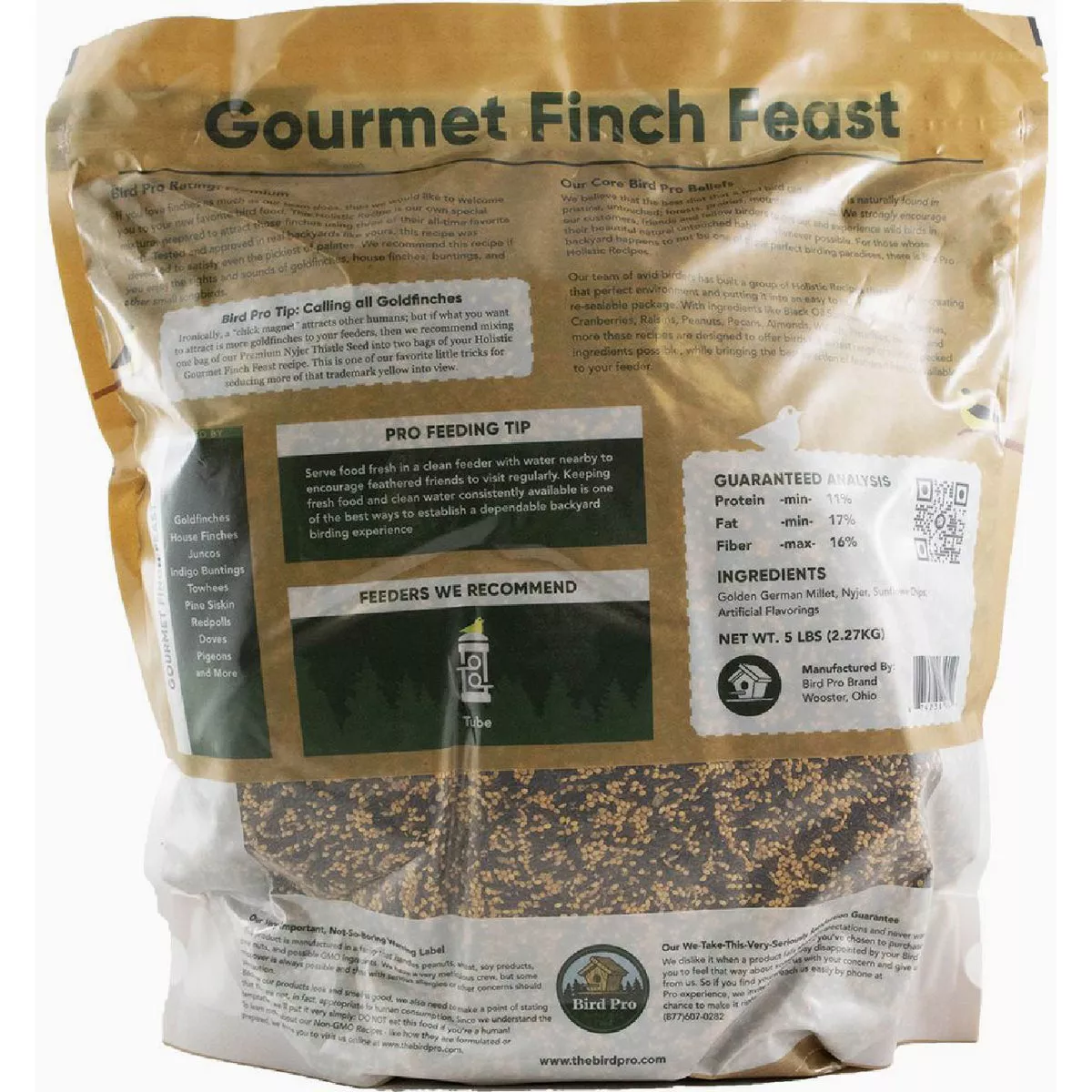 Bird Pro 18 Lb. Gourmet Finch Feast Bird Seed - photo 2