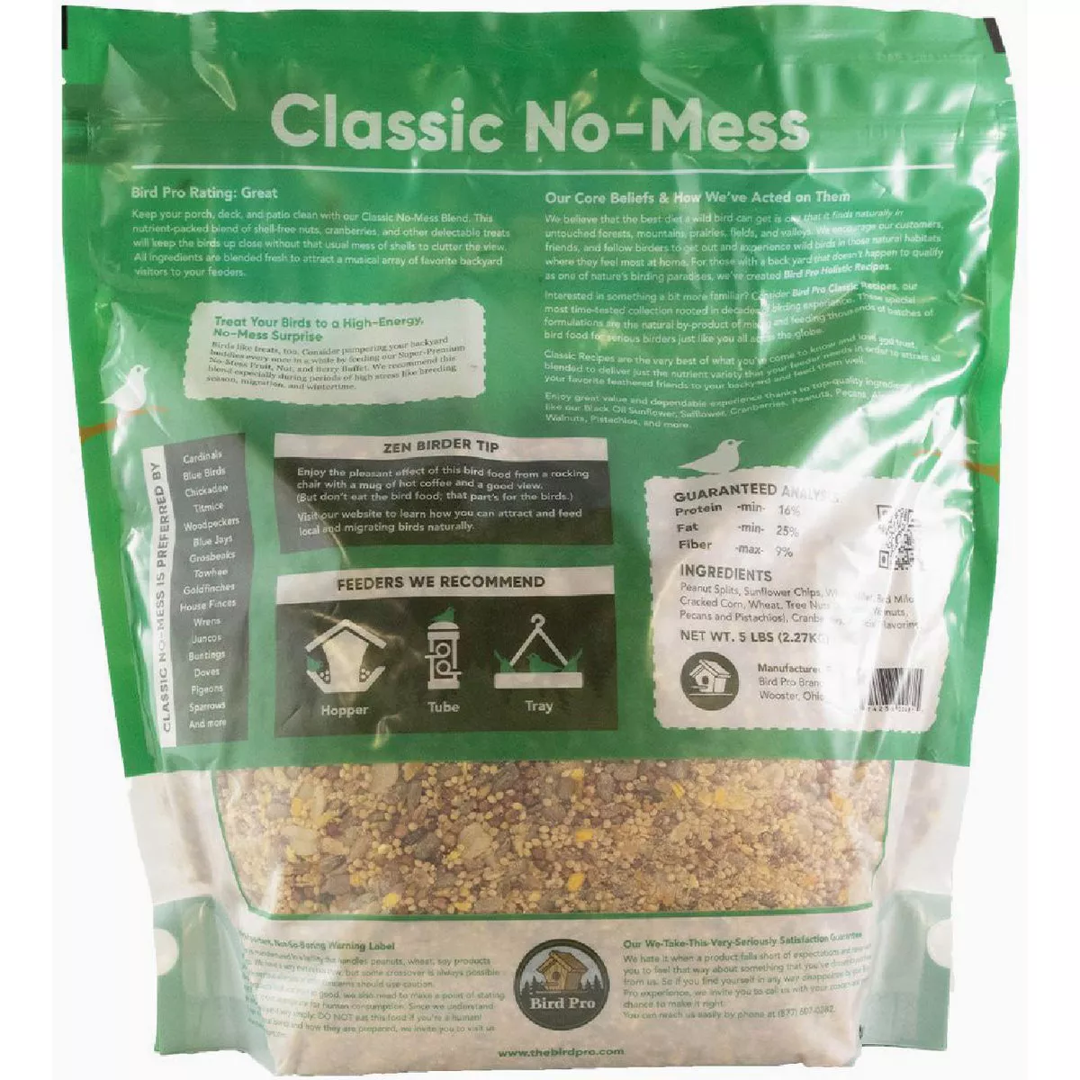 Bird Pro 10 Lb. Classic No-Mess Bird Seed - photo 2