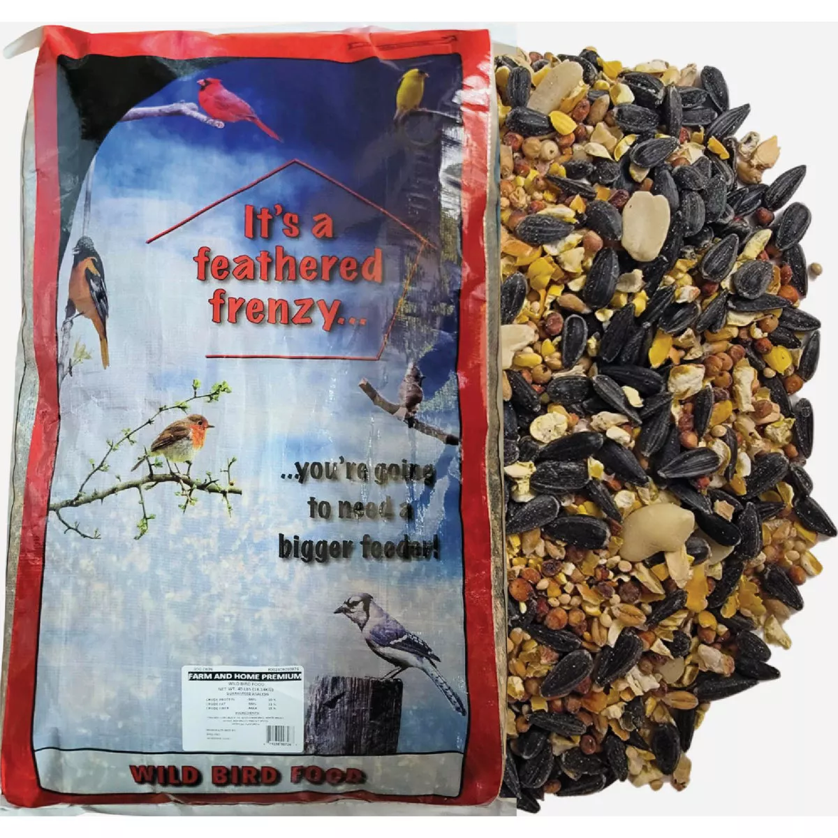 Farm & Home 40 Lb. Premium Wild Bird Food Mix