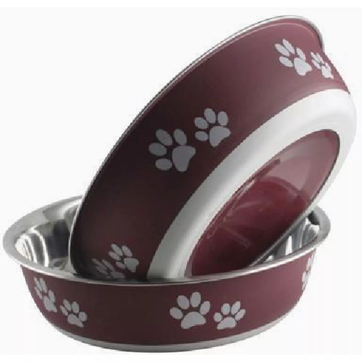 Indipets Buster Bowls 6.5 In. Merlot Dog Bowl
