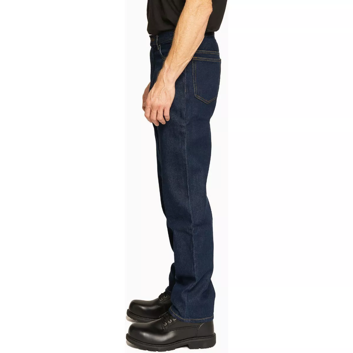 Full Blue 5-Pocket 33x32 Dark Wash Straight Leg Denim Jeans-