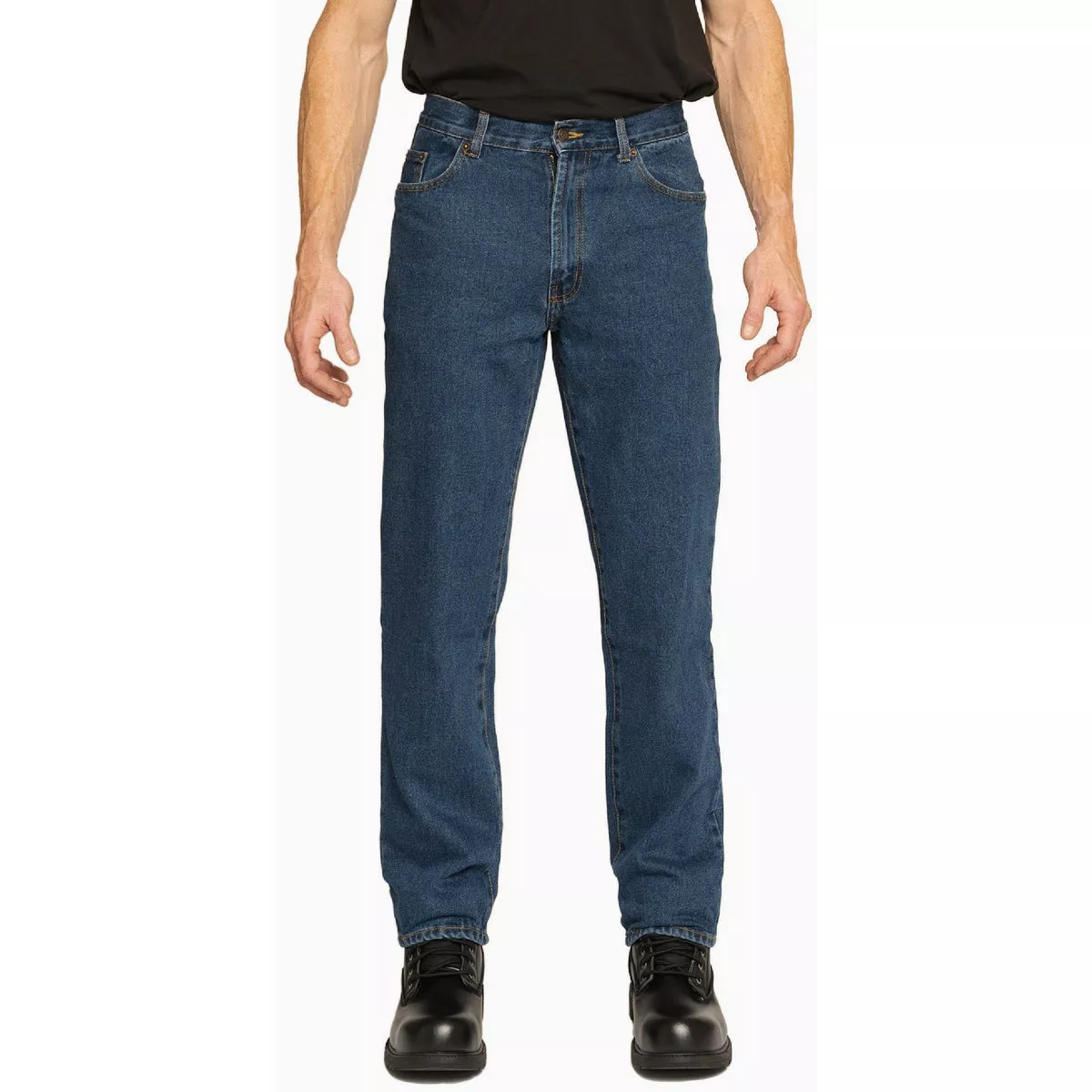 Full Blue 5-Pocket 32x30 Medium Wash Straight Leg Denim Jeans