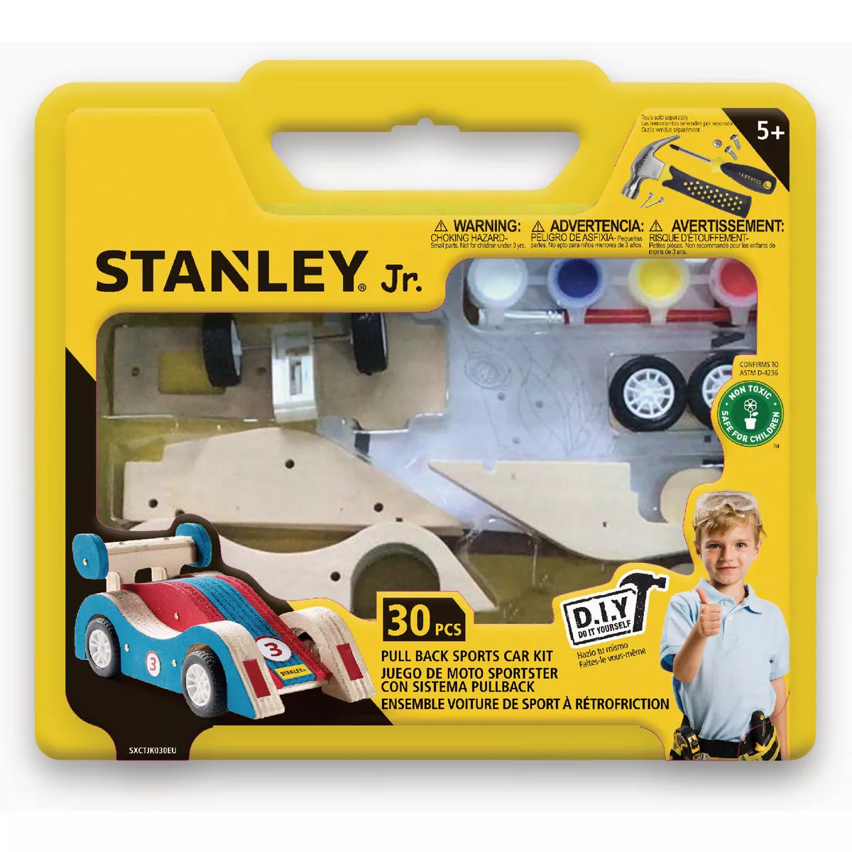 Stanley Jr. Pull-Back Race Car Kit | True Value Hardware