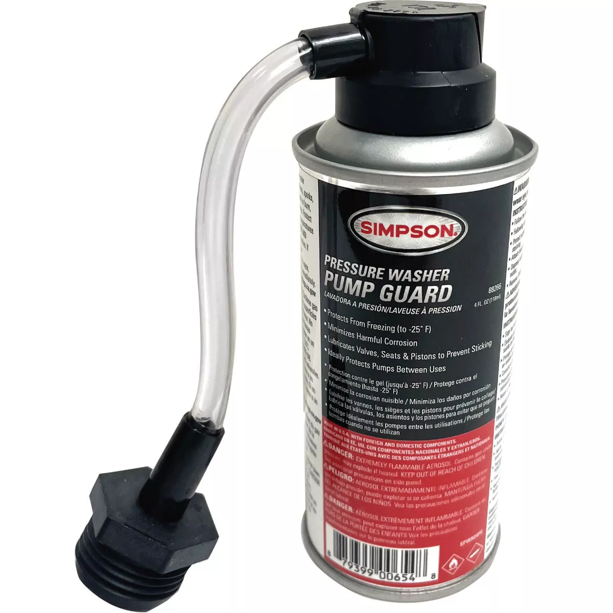 Pressure Washer 4 Oz. Pump Guard Aerosol Can-