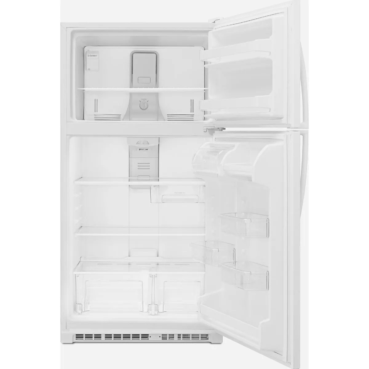 Whirlpool 33 In. 20 Cu. Ft. Top-Freezer Refrigerator, White- - photo 3