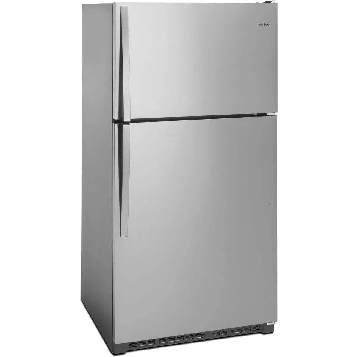 Whirlpool 33 In. 20 Cu. Ft. Top-Freezer Refrigerator, Monochromatic Stainless Steel - photo 2