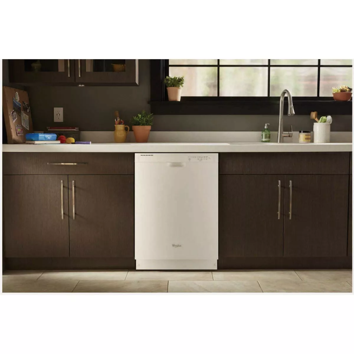 Whirlpool 24 In. Front Control Tall Tub Built-In Dishwasher with Triple Filter Wash System, White - photo 2