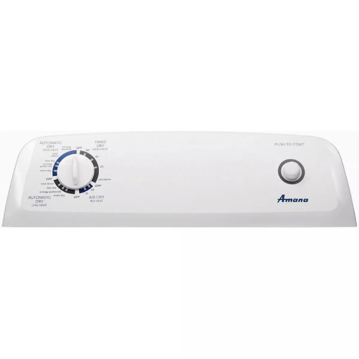 Amana 6.5 Cu. Ft. Electric Dryer with Wrinkle Prevent Option, White - photo 3