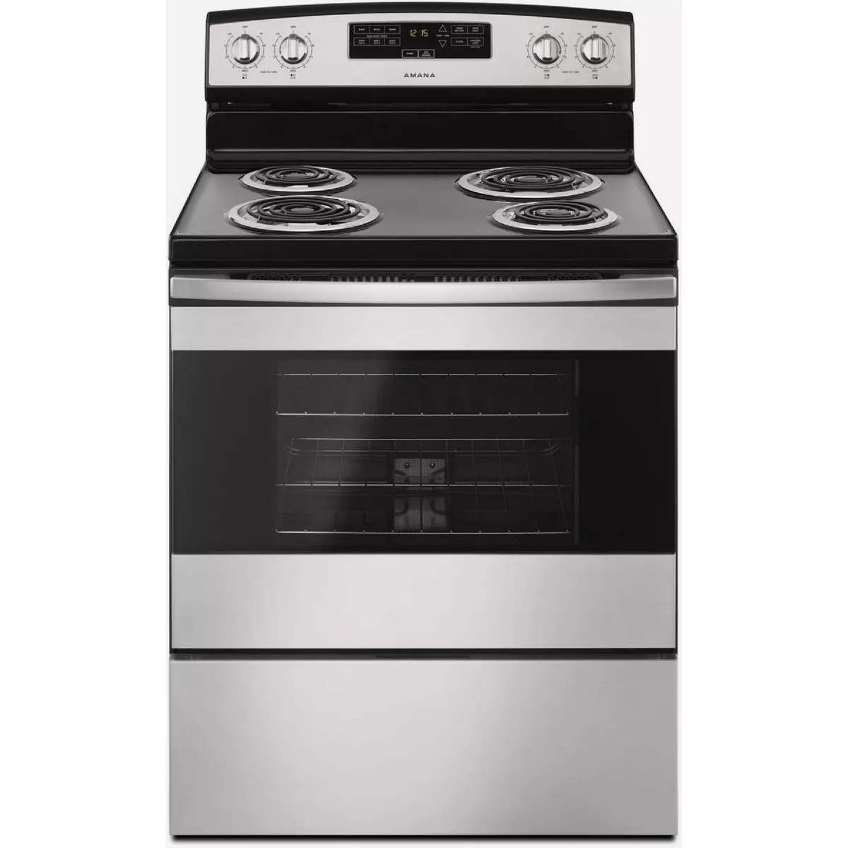 Amana 30 In. 4.8 Cu. Ft. Freestanding Electric Range with Temp Assure, Stainless Steel