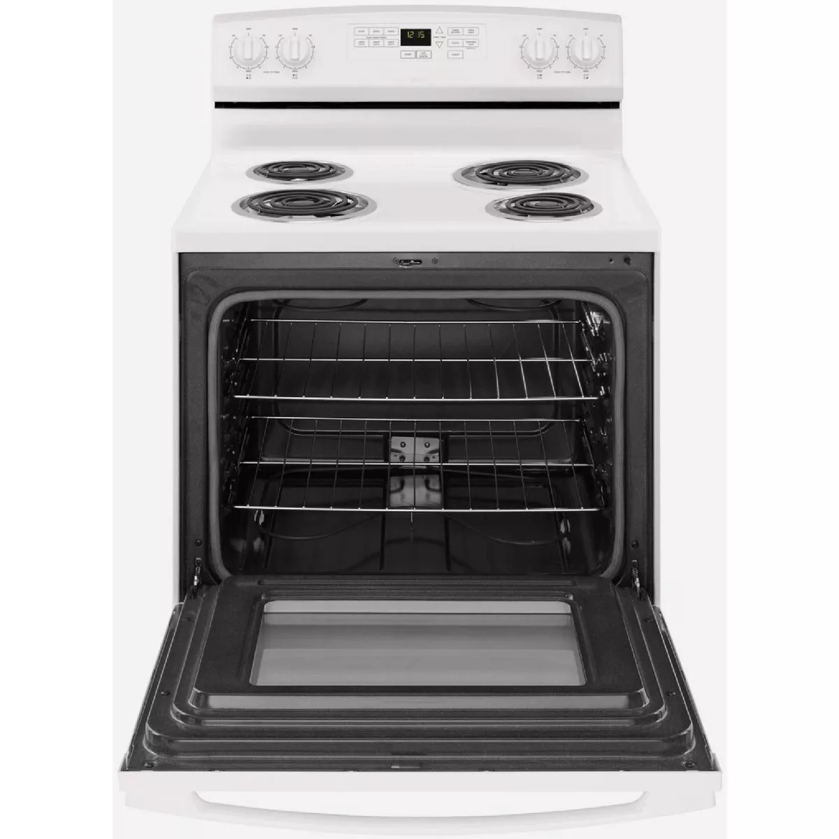 Amana 30 In. 4.8 Cu. Ft. Freestanding Self Cleaning Electric Range, White - photo 2