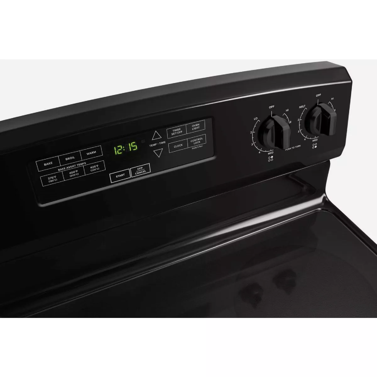 Amana 30 In. 4.8 Cu. Ft. Electric Range with Extra-Large Oven Window, Black - photo 2
