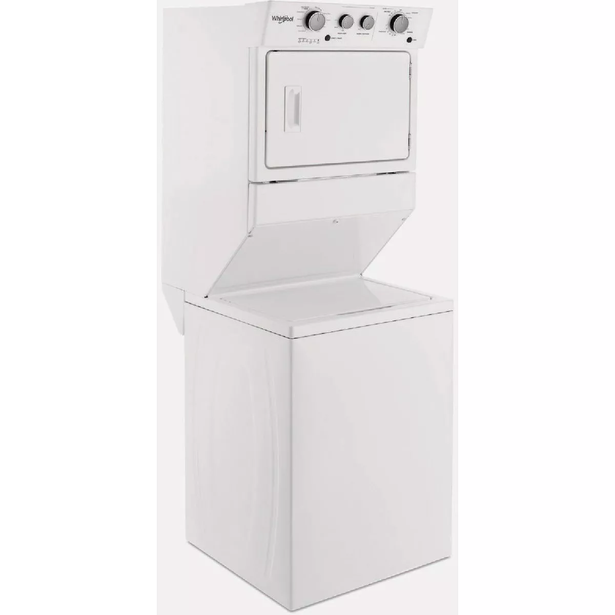 Whirlpool Electric Stacked Laundry Center with 9 Wash Cycles & AutoDry