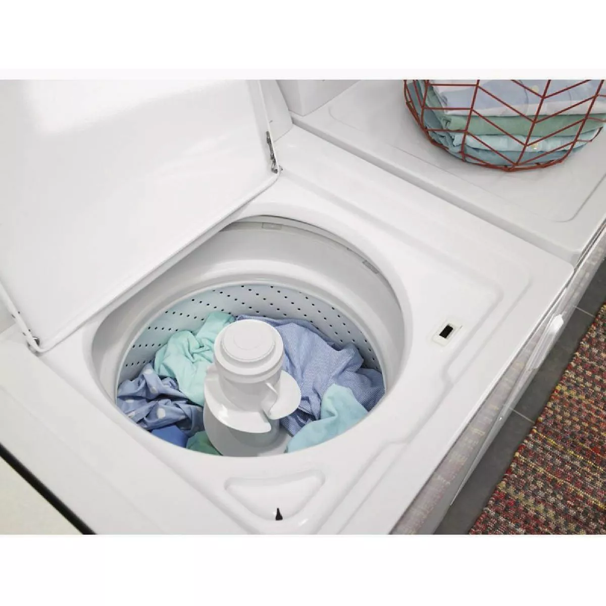 Amana 3.5 Cu. Ft. Top-Load Washer with Dual Action Agitator, White - photo 4