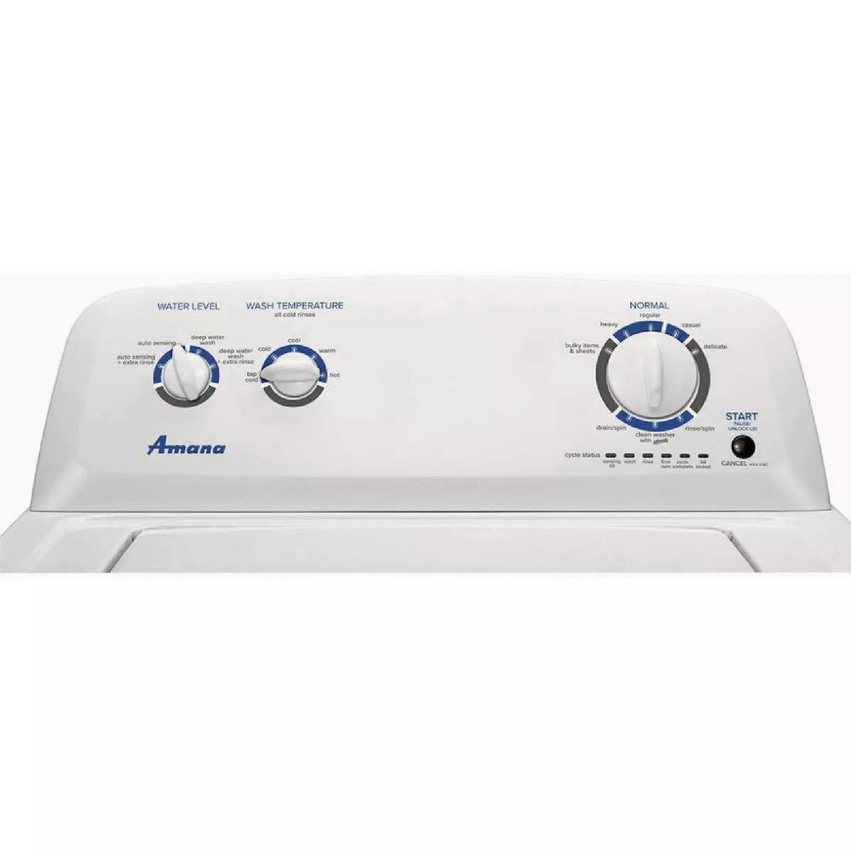 Amana 3.5 Cu. Ft. Top-Load Washer with Dual Action Agitator, White - photo 5