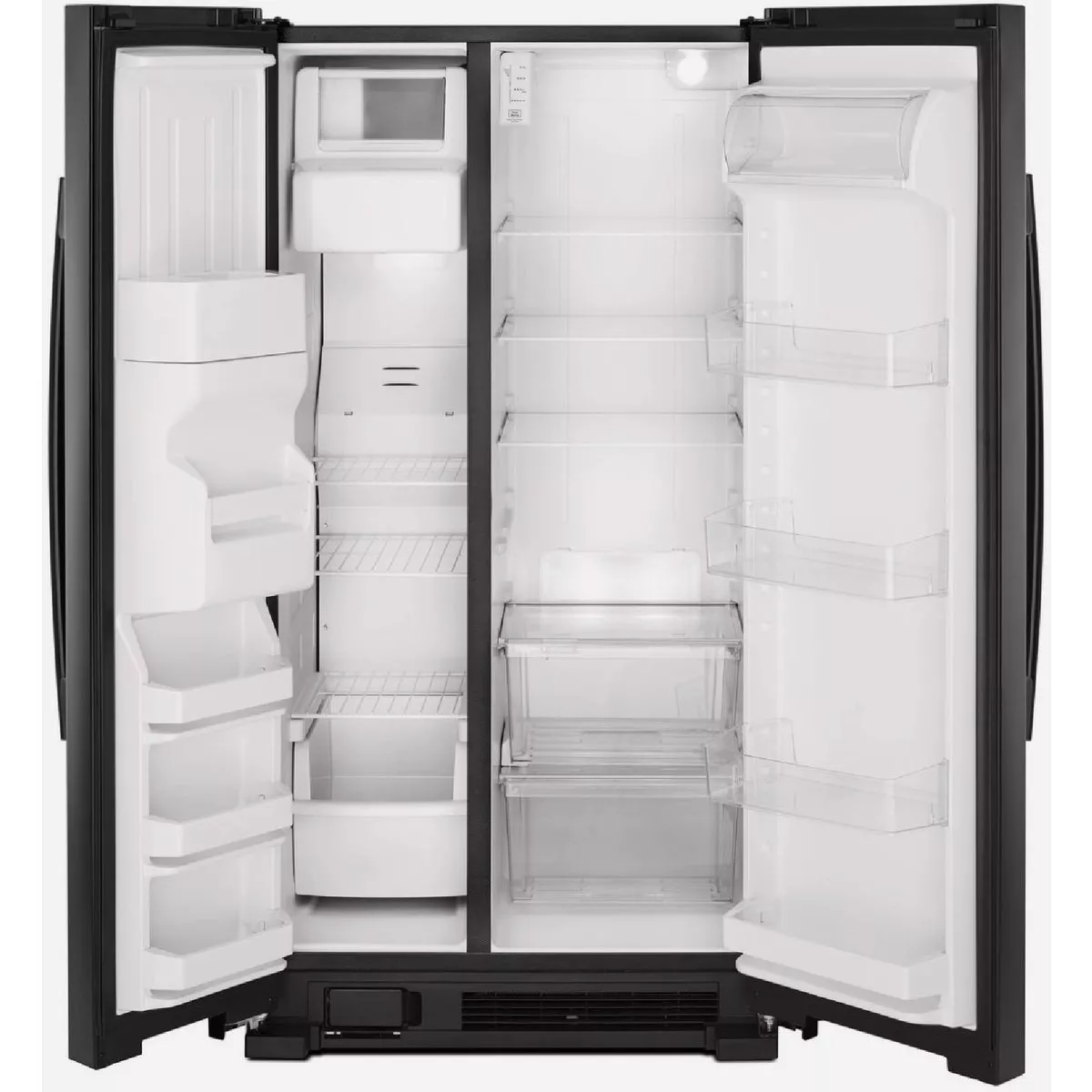 Amana 33 In. Side-by-Side Refrigerator with Dual Pad External Ice & Water Dispenser, Black - photo 2
