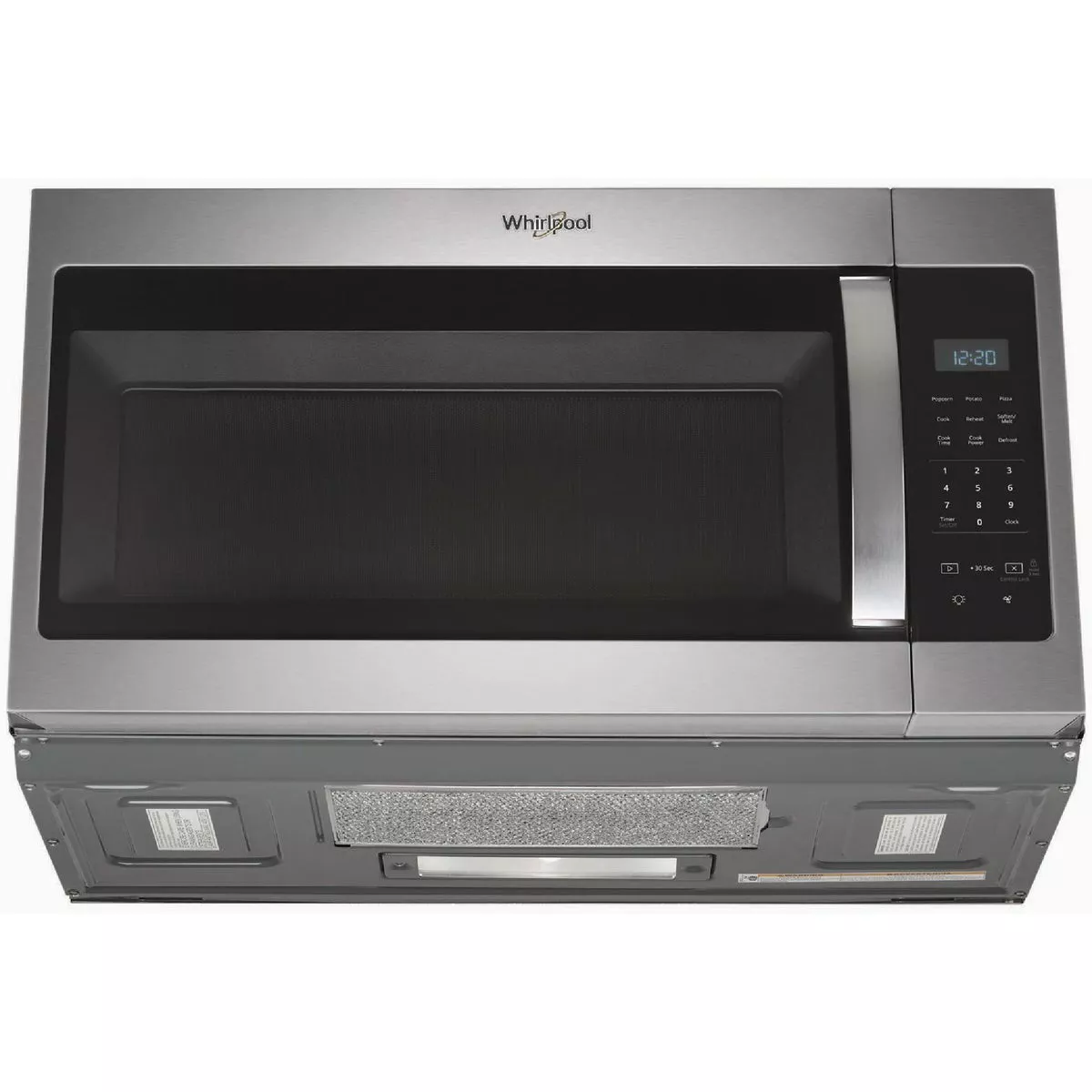 Whirlpool 1.7 Cu. Ft. Microwave Hood Combination with Electronic Touch Controls, Stainless Steel - photo 3