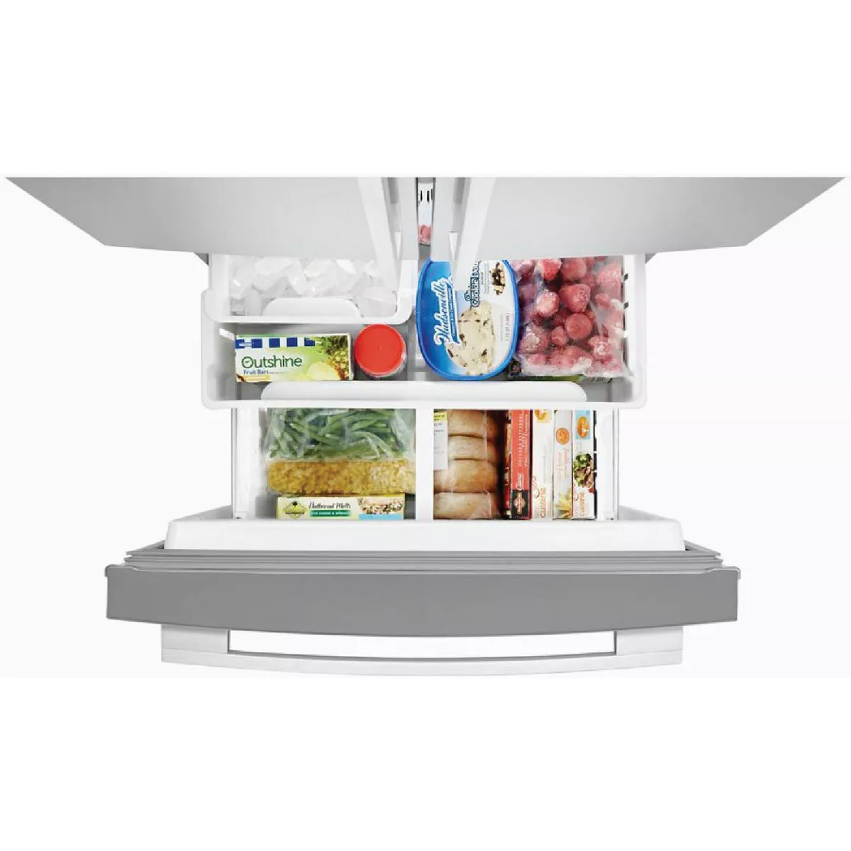Whirlpool 20 Cu. Ft. 30 In. Wide Stainless Steel French Door Refrigerator - photo 3