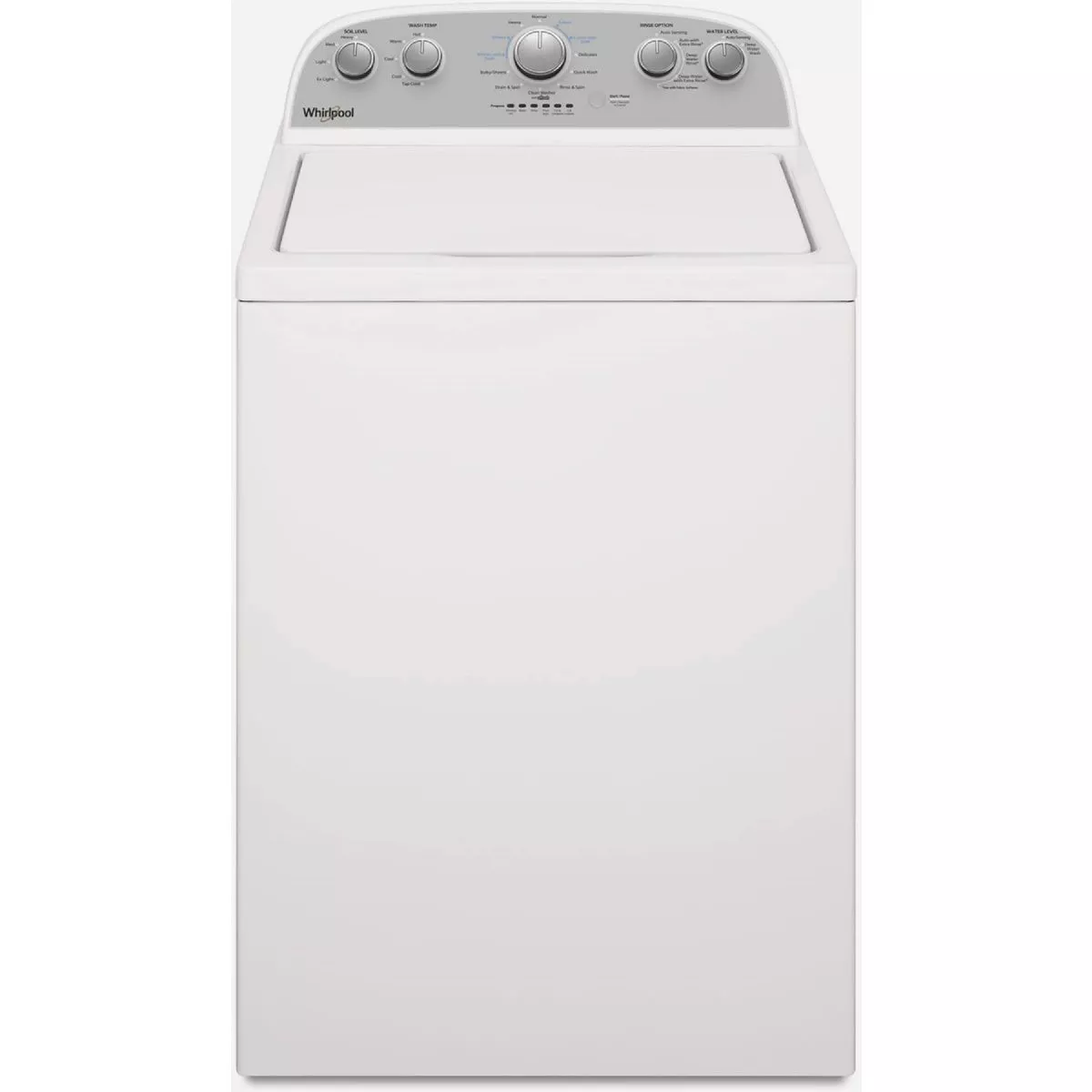 Whirlpool 3.9 Cu. Ft. Top Load Washer with Soaking Cycles, White