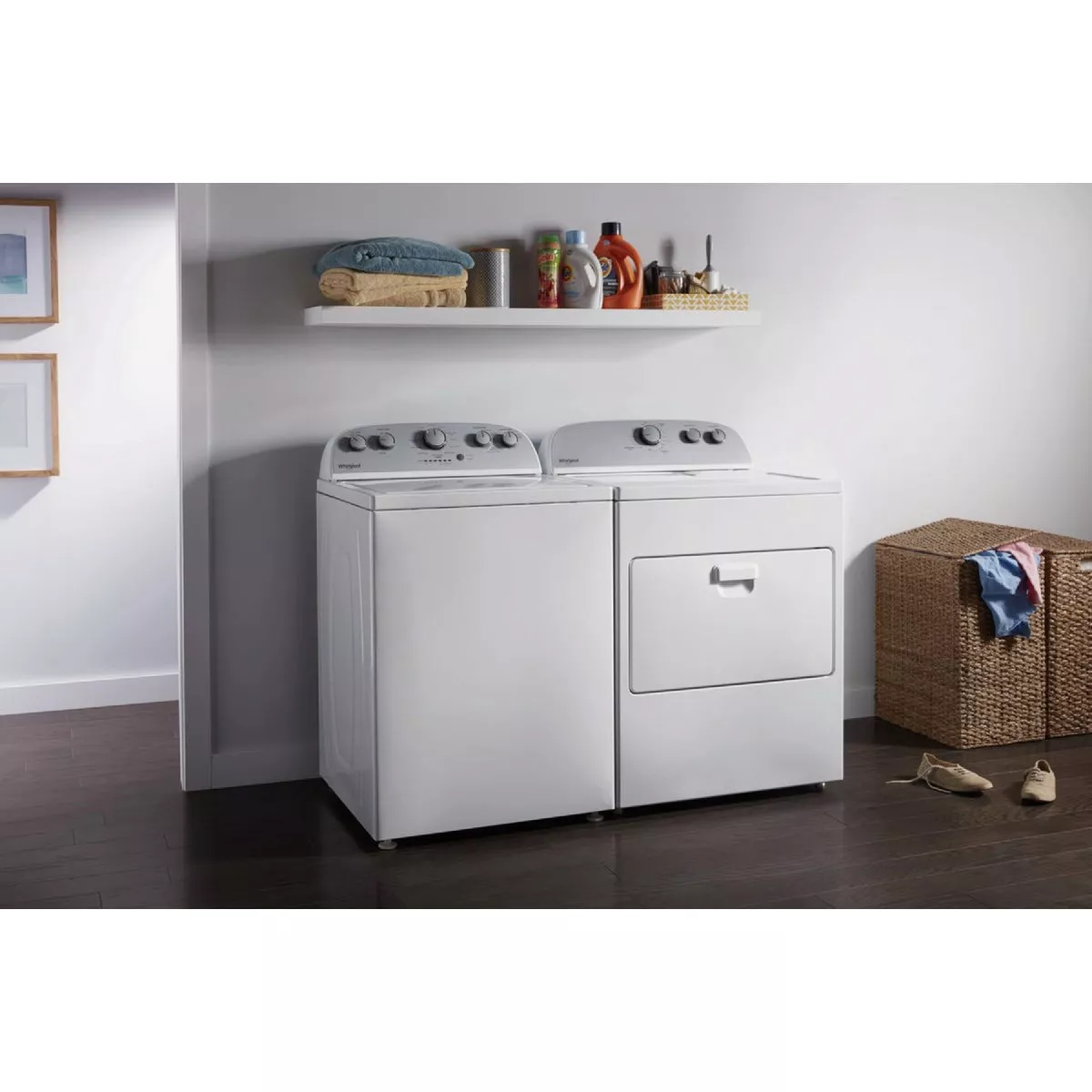 Whirlpool 7.0 Cu. Ft. Electric Dryer with AutoDry Drying System, White - photo 3