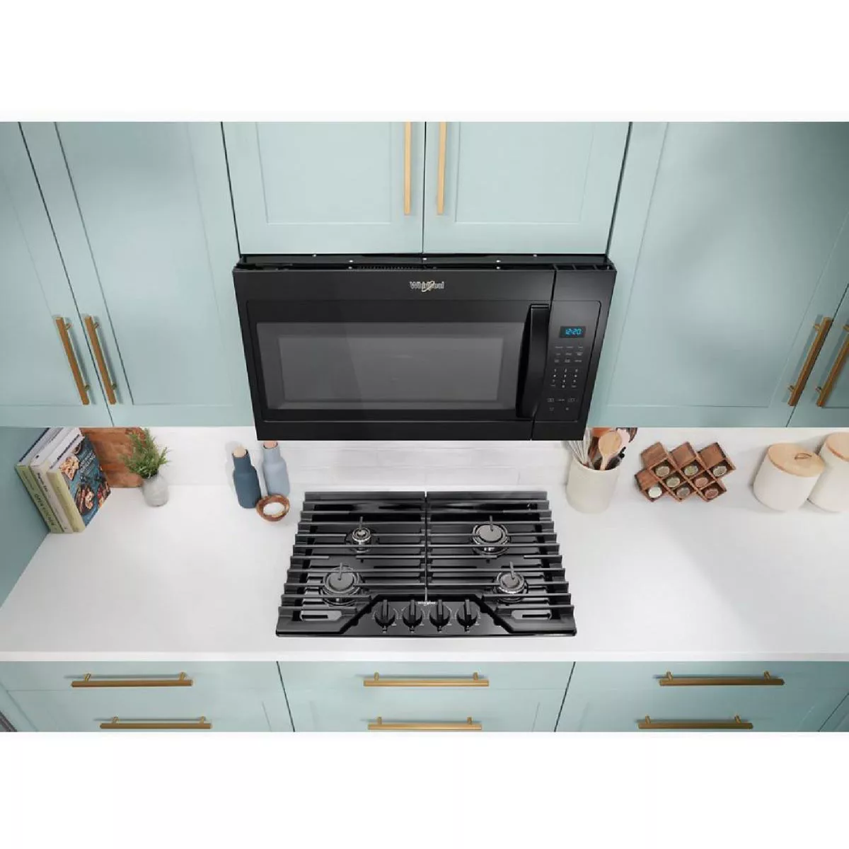 Whirlpool 1.7 Cu. Ft. Microwave Hood Combination with Electronic Touch Controls, Black - photo 4