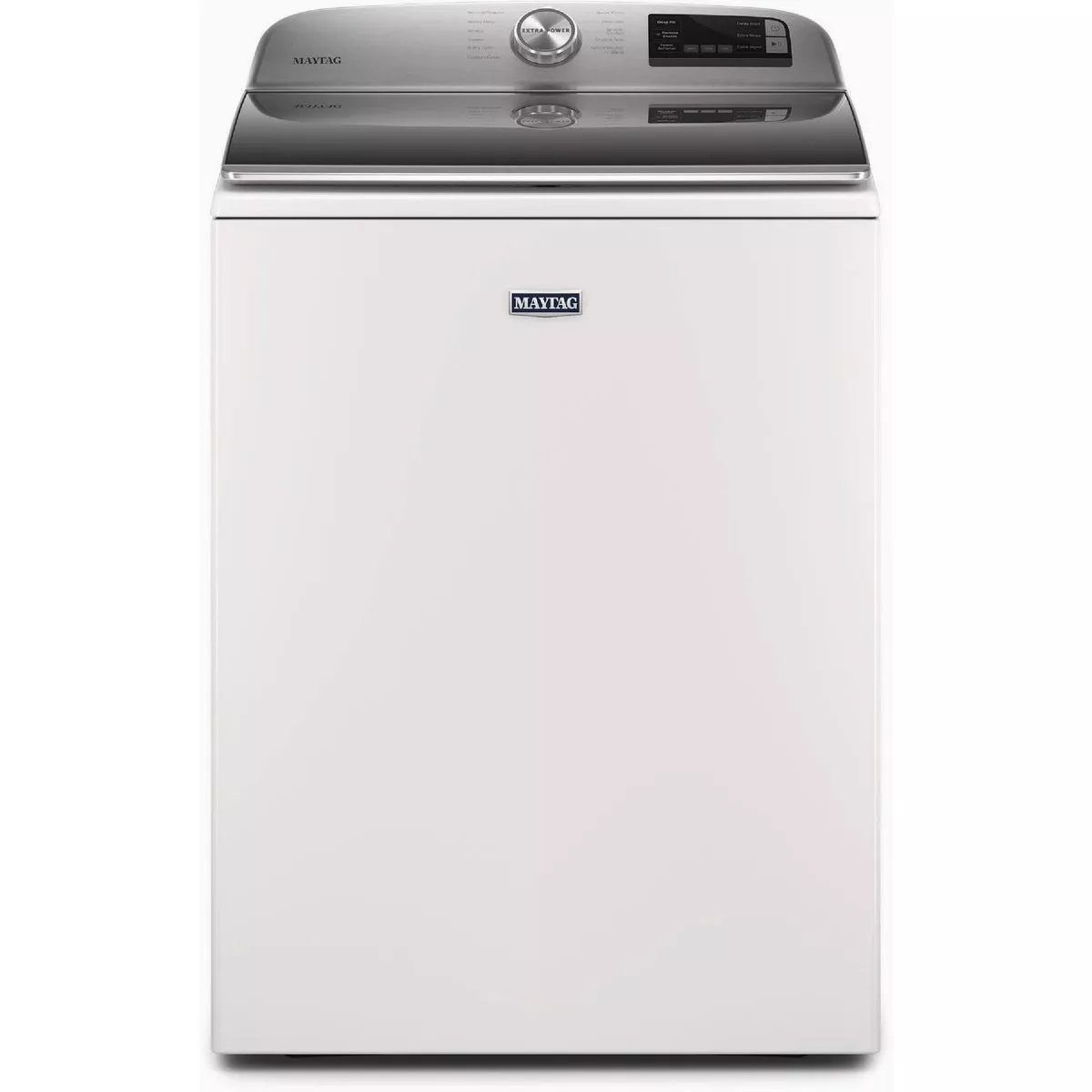 Maytag 4.7 Cu. Ft. Smart White Top Load Washer with Extra Power Button