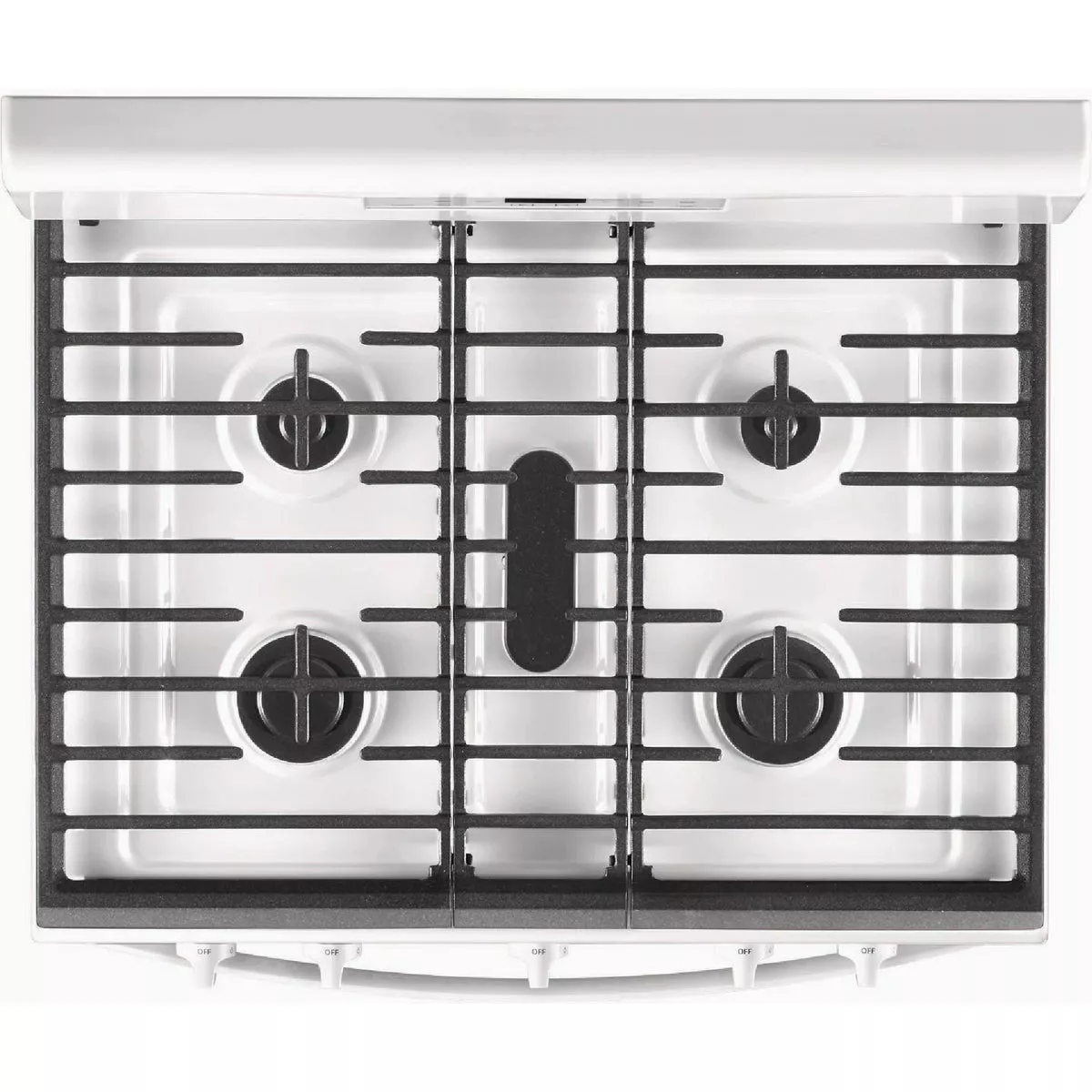 Whirlpool 5.0 Cu. Ft. Gas Range with Center Oval Burner, White - photo 3
