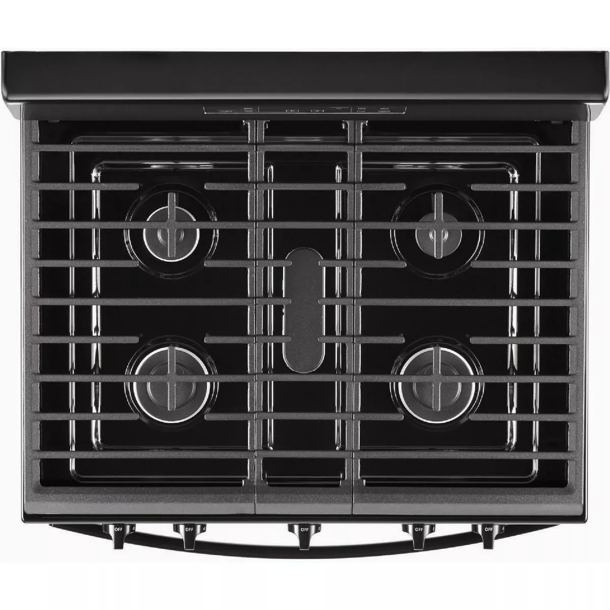 Whirlpool 5.0 Cu. Ft. Gas Range with Center Oval Burner, Black - photo 3