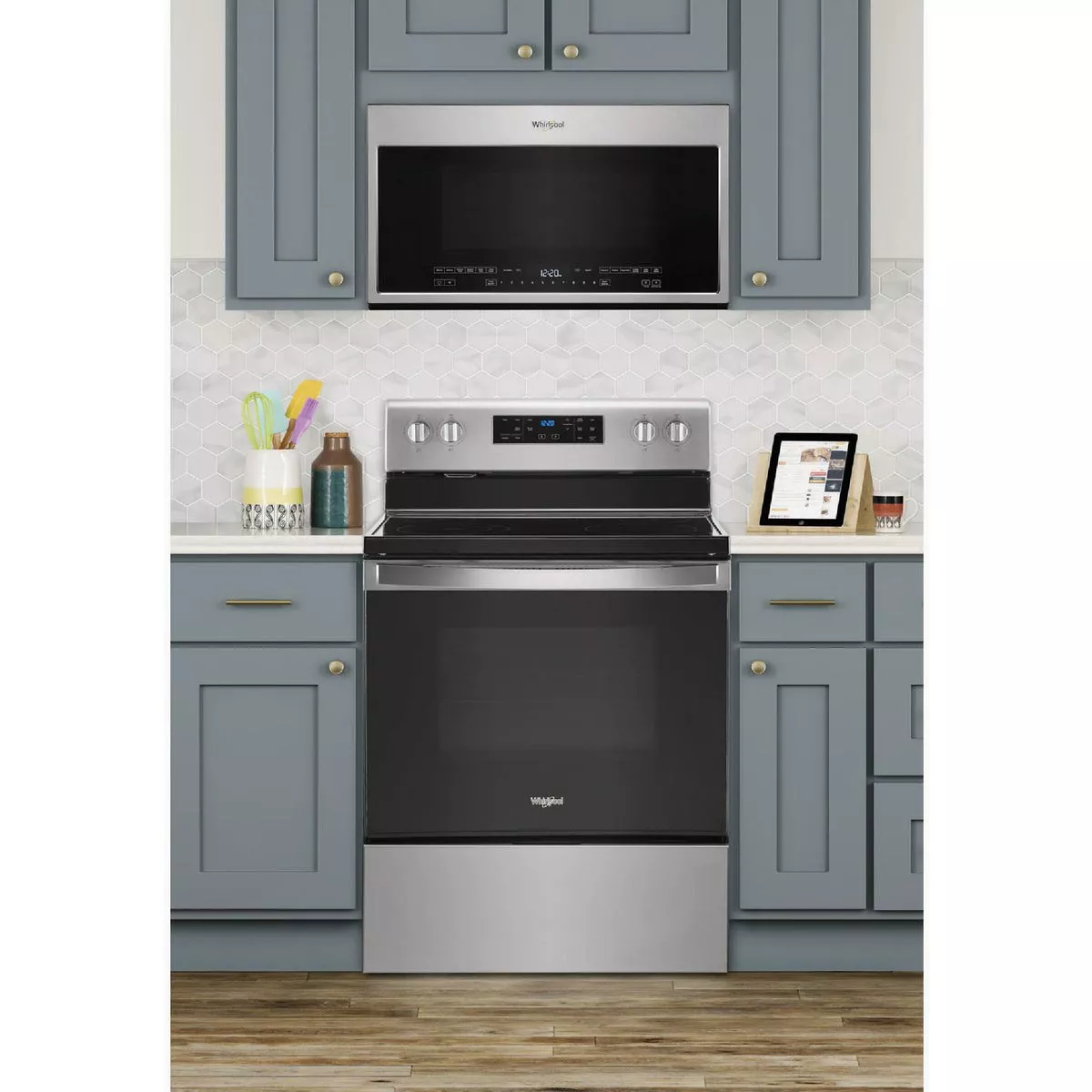 Whirlpool 30 In. 5.3 Cu. Ft. Electric Range with Frozen Bake Technology, Fingerprint Resistant Stainless Steel - photo 5