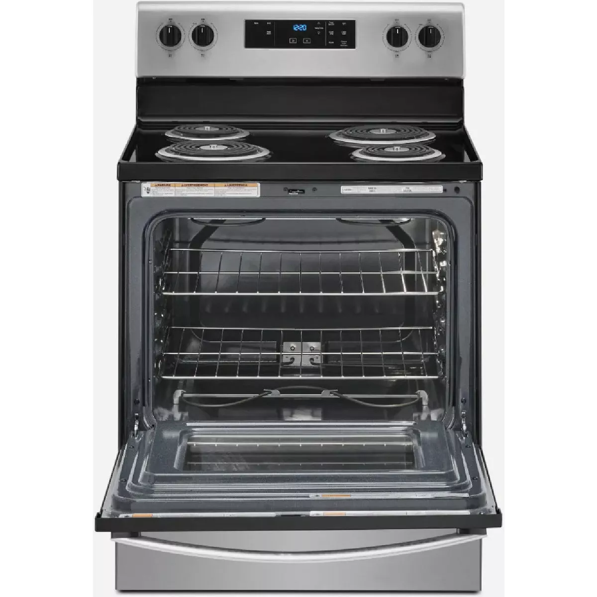 Whirlpool 30 In. 4.8 Cu. Ft. Electric Range with Keep Warm Setting, Stainless Steel - photo 2