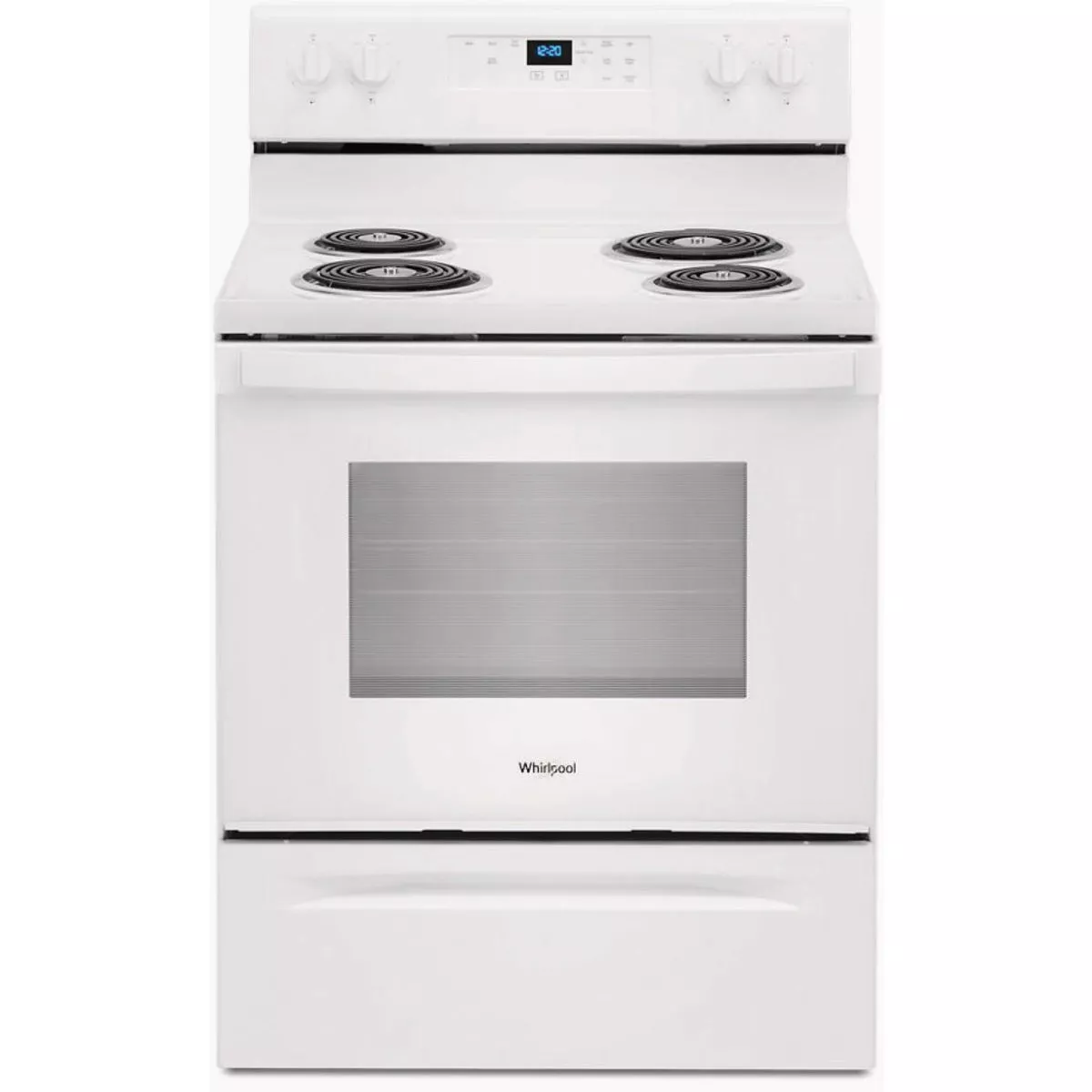 Whirlpool 30 In. 4.8 Cu. Ft. Freestanding Electric Range with Keep Warm Setting, White