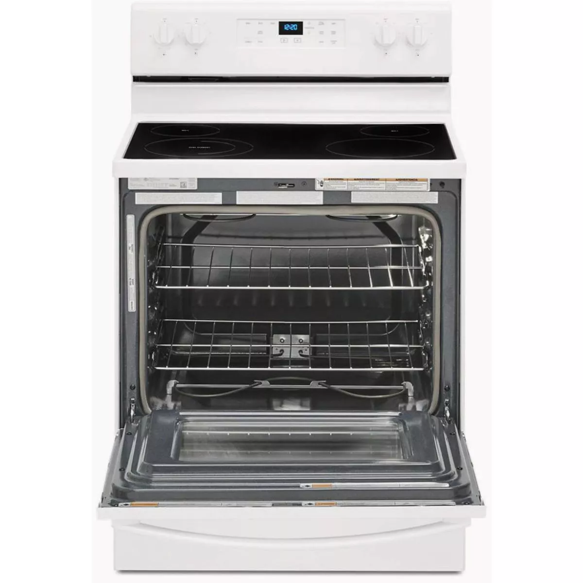Whirlpool 30 In. 5.3 Cu. Ft. Freestanding Electric Range with Frozen Bake Technology, White- - photo 3