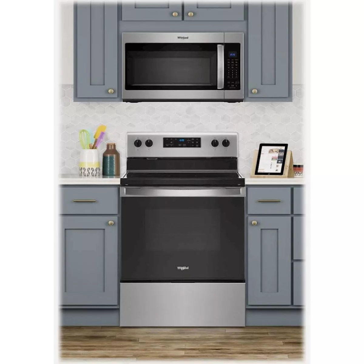 Whirlpool 30 In. 5.3 Cu. Ft. Freestanding Electric Range with Frozen Bake Technology, Stainless Steel - photo 2