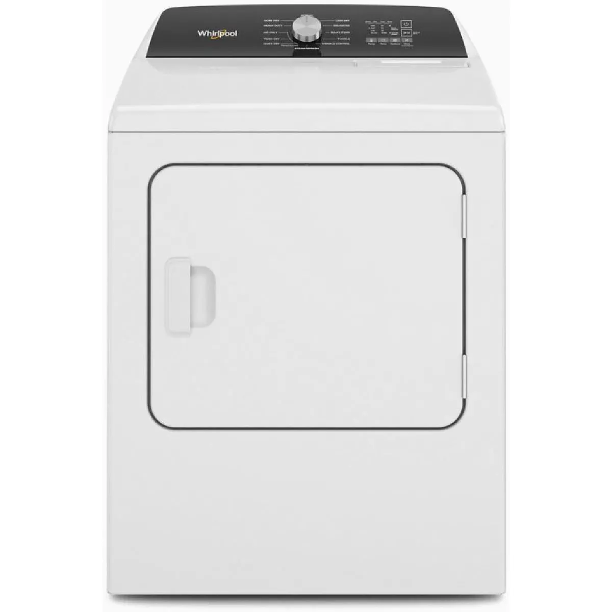 Whirlpool 7.0 Cu. Ft. Top Load Moisture Sensing Electric Dryer with Steam Refresh, White