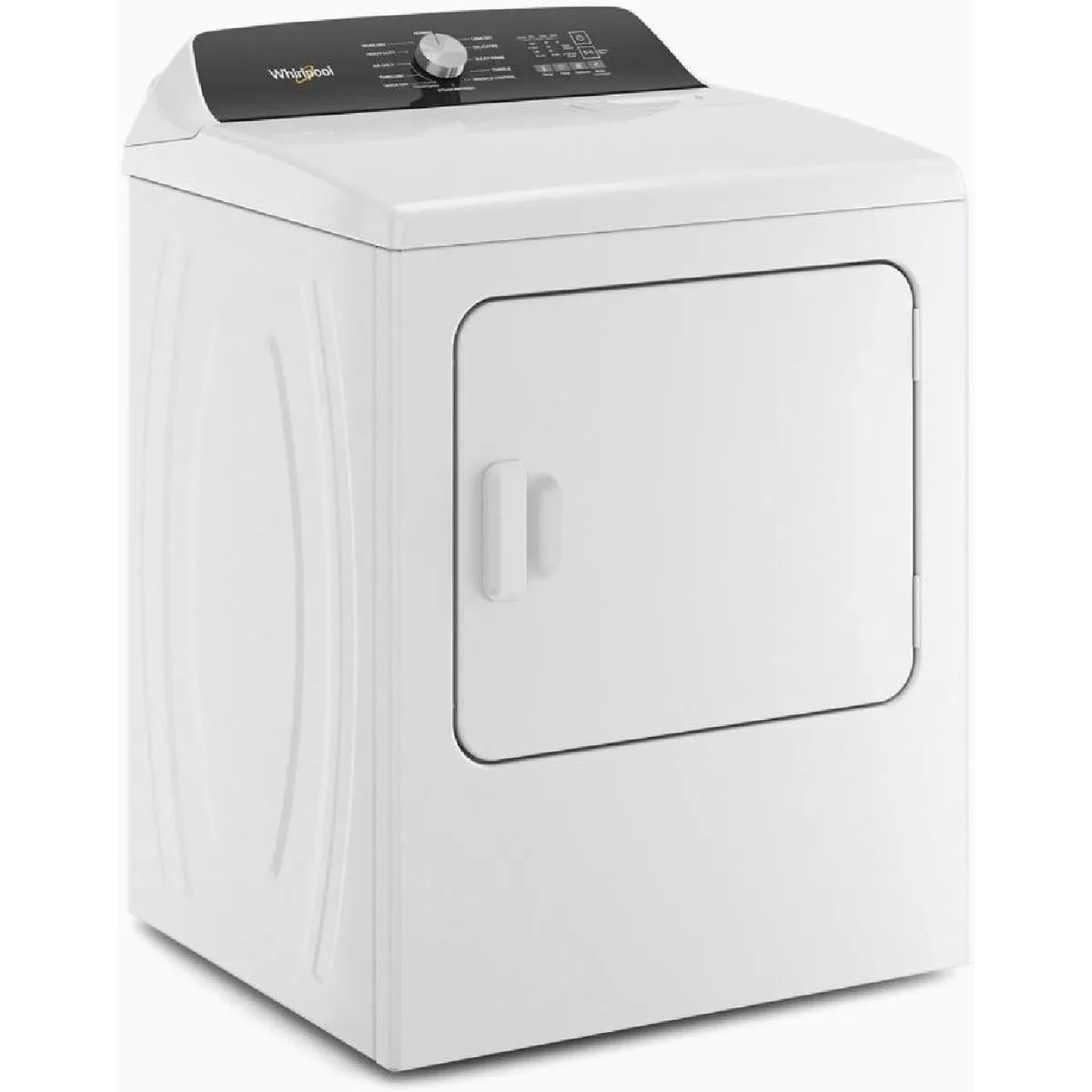 Whirlpool 7.0 Cu. Ft. Top Load Moisture Sensing Electric Dryer with Steam Refresh, White - photo 2