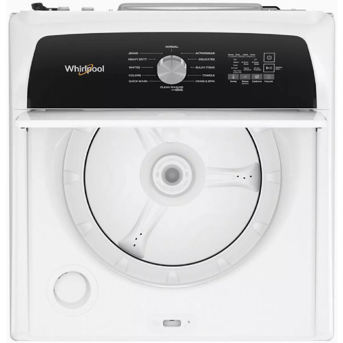 Whirlpool 4.5 Cu. Ft. Top-Load Washer with Built-In Faucet, White - photo 3