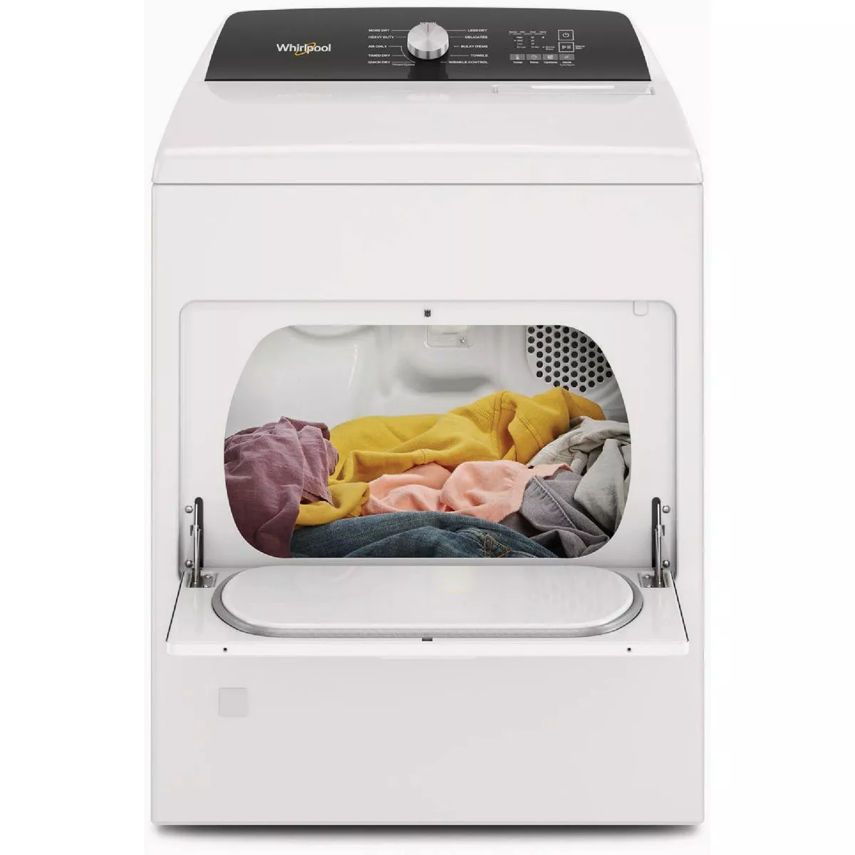 Whirlpool 7.0 Cu. Ft. Top Load Moisture Sensing Gas Dryer, White - photo 2