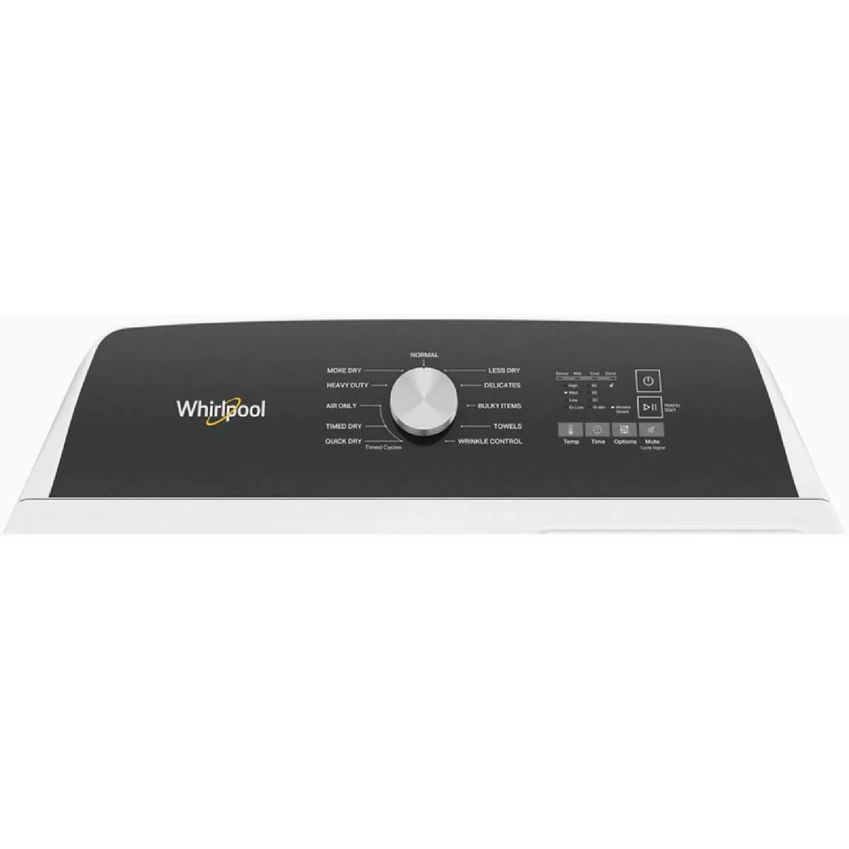 Whirlpool 7.0 Cu. Ft. Top Load Moisture Sensing Electric Dryer, White - photo 3