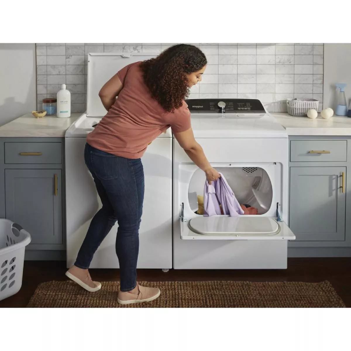 Whirlpool 7.0 Cu. Ft. Top Load Moisture Sensing Electric Dryer, White - photo 4