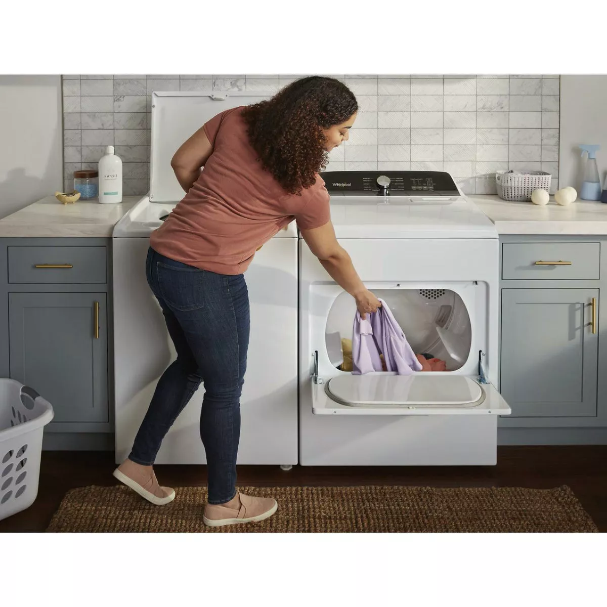 Whirlpool 7.0 Cu. Ft. Top Load Moisture Sensing Electric Dryer, White - photo 6