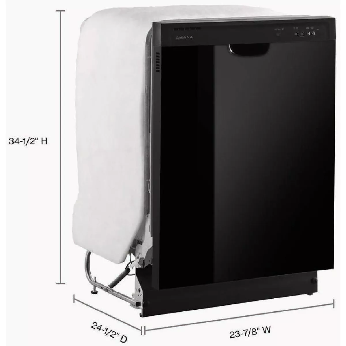 Amana 24 In. Built-In Dishwasher with Triple Filter Wash System - photo 2